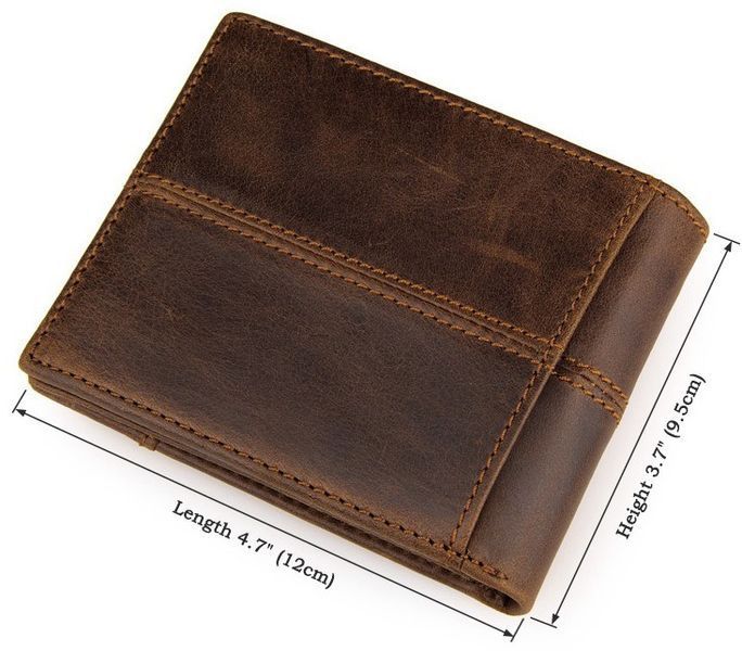 Portfel męski brązowy Vintage 14225 14225 zdjęcie