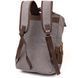 Plecak tekstylny podr&oacute;żny unisex szary Vintage 20618 20618 zdjęcie 6