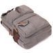 Plecak tekstylny podr&oacute;żny unisex szary Vintage 20618 20618 zdjęcie 5