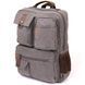 Plecak tekstylny podr&oacute;żny unisex szary Vintage 20618 20618 zdjęcie 1
