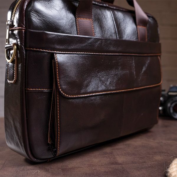 Męska torba na laptopa Vintage 14750 Brązowa 14750 zdjęcie