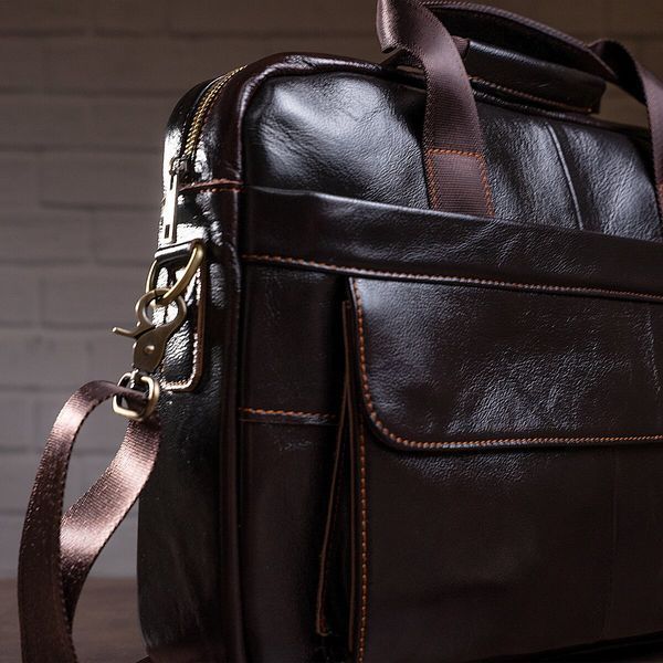 Męska torba na laptopa Vintage 14750 Brązowa 14750 zdjęcie