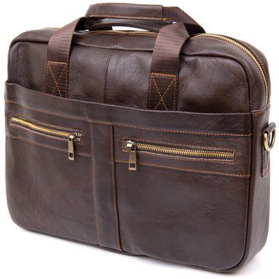 Torba na laptopa Vintage 20453 Brązowa 20453 zdjęcie