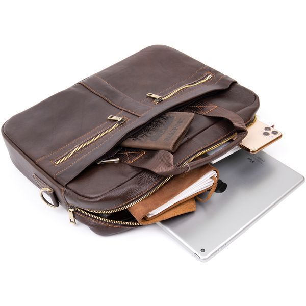 Torba na laptopa Vintage 20453 Brązowa 20453 фото
