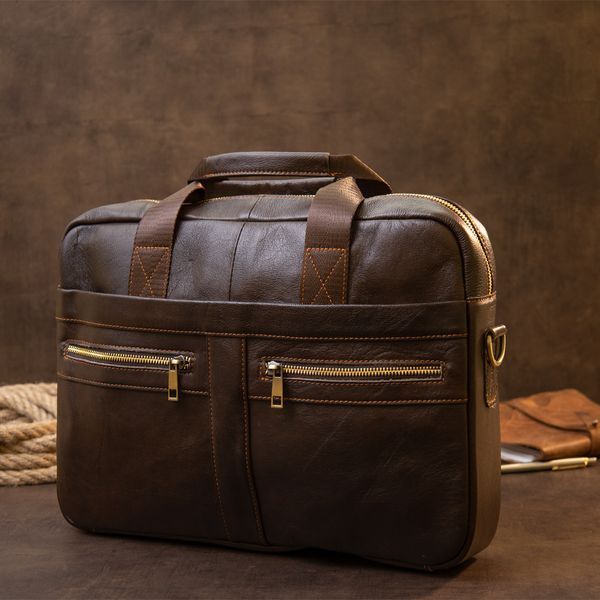 Torba na laptopa Vintage 20453 Brązowa 20453 фото