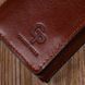 Stylowy męski portfel Tri-fold GRANDE PELLE 16786 Brązowy 16786 zdjęcie 8