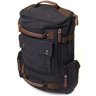 Plecak tekstylny unisex z uchwytami Vintage 20663 20663 zdjęcie
