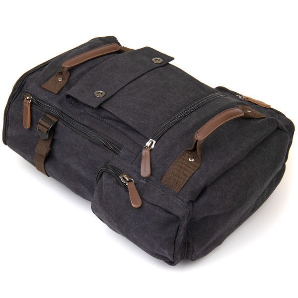 Plecak tekstylny unisex z uchwytami Vintage 20663 20663 zdjęcie