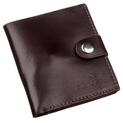 Pionowy sk&oacute;rzany portfel męski z etui na monety SHVIGEL 16218 16218 zdjęcie