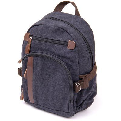 Plecak tekstylny unisex Vintage 20600 Czarny 20600 zdjęcie