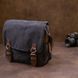 Torebka listonoszka tekstylna Vintage 20604 Czarna 20604 zdjęcie 9