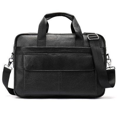 Torebka męska na laptopa Vintage 14678 Czarna 14678 zdjęcie