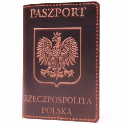 Okładka na paszport Polska skórzana Shvigel 30008 30008 zdjęcie